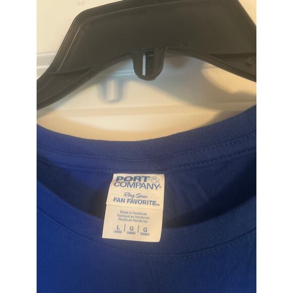 NWT Port and Company Women's Cut Blue Juneteenth T Shirt Size Large - Picture 3 of 6